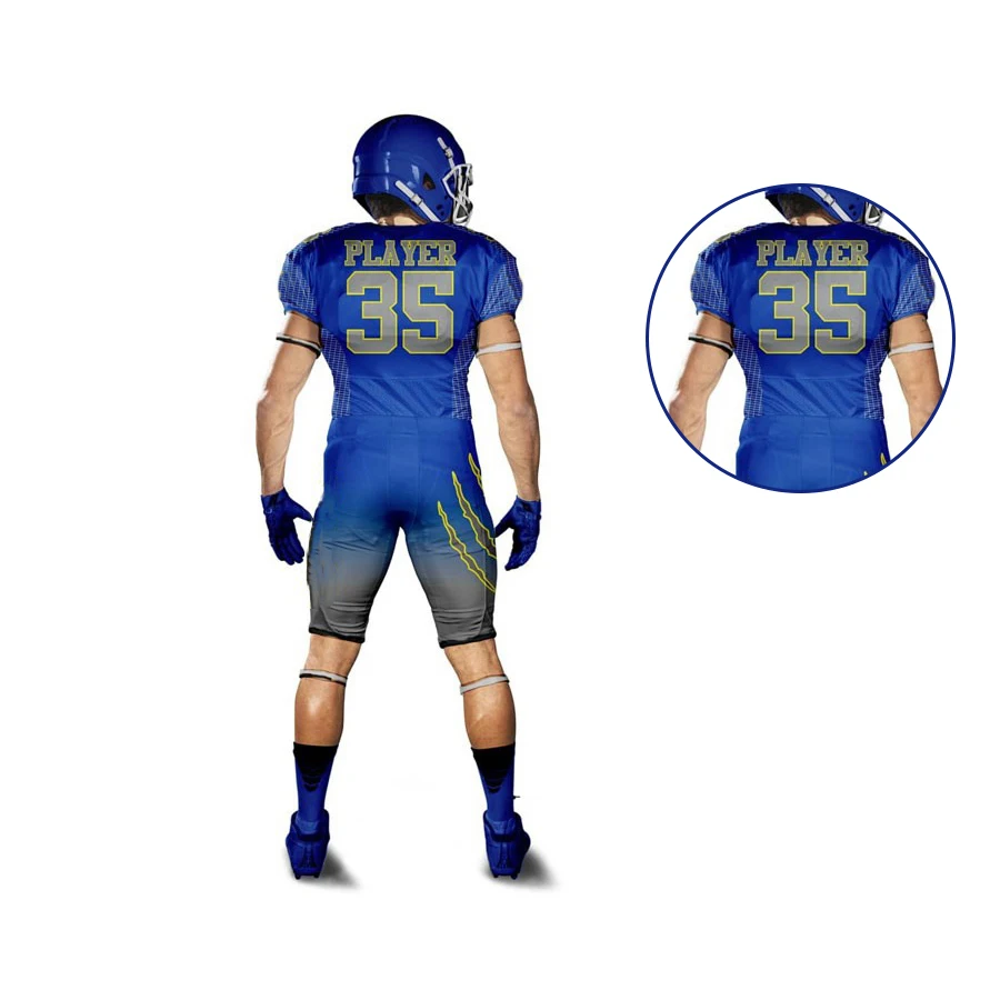3D Sublimation Printing American Football Uniform Best Hot Sale Top Quality Customized American Football Uniform for Unisex