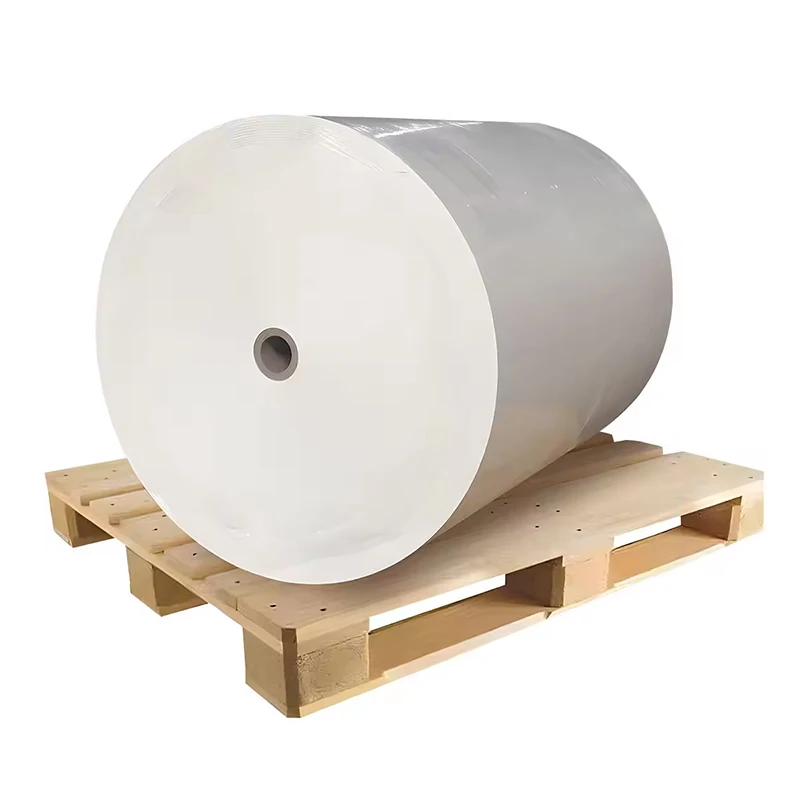 Self-adhesive sticker paper for offset printing semi gloss thermal paper jumbo roll materials