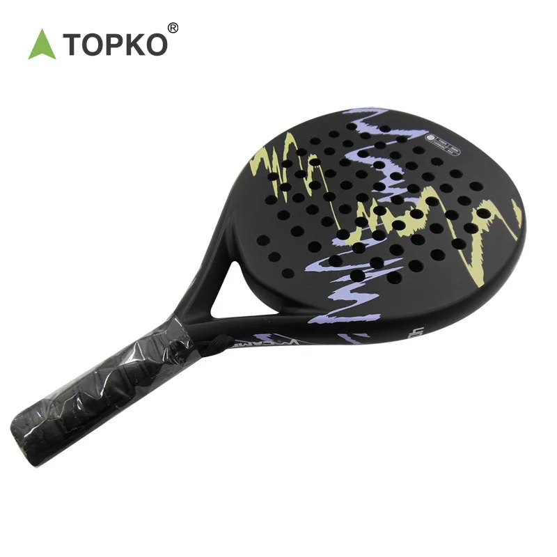 TOPKO Paddle Racket Padel Tennis Racket/Shovel/Bat High Quality for Match Training beach racket