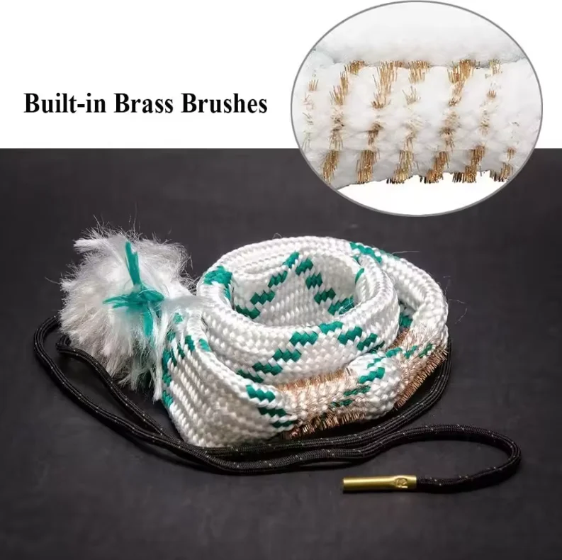 Gun Bore Cleaning G01-G22 Multi-Size Gun Bore Cleaner Wire Brush Cleaning Tool Gun Snake Rope Brush