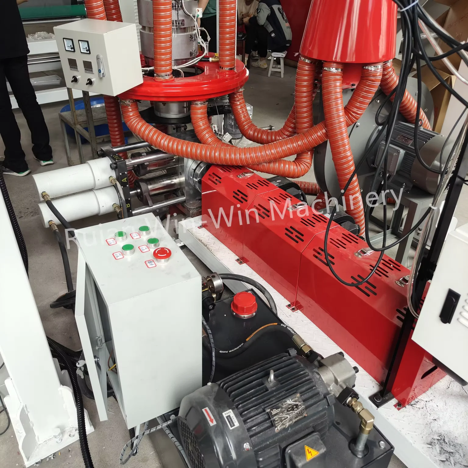 GY75/1400 High speed automatic rewinding HDPE LDPE PE Plastic Film Blowing Machine