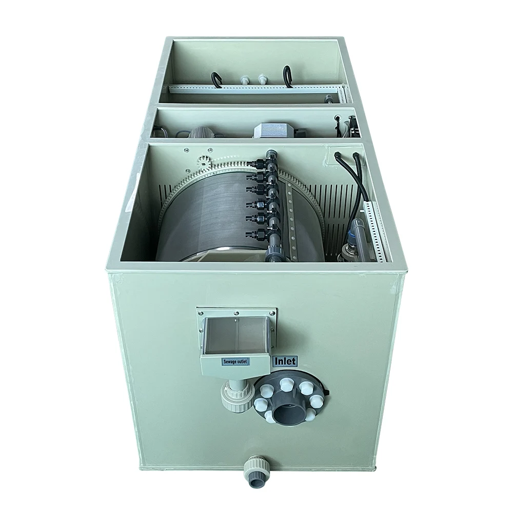 QihangRAS Hot 2021 New rotary drum filter ras fish farming equipment koi pond filter system