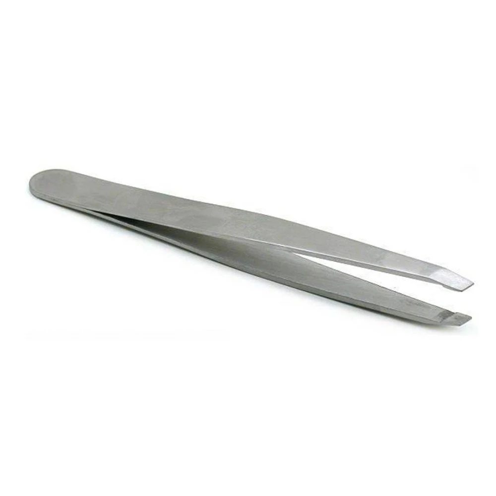 Custom Logo Stainless Steel Gold Plated Set Eyebrow Tweezers Beauty instruments Professional Manufacturer Tweezers