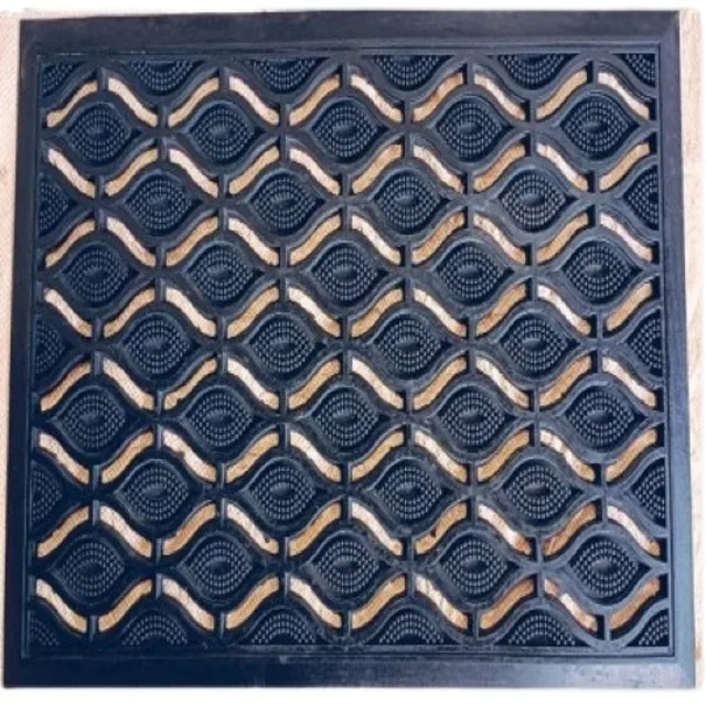 Качественные прочные резиновые дверные коврики из Индии, уникальный дизайн булавок для дома, офиса, входа или уличной гостиной, напольный коврик