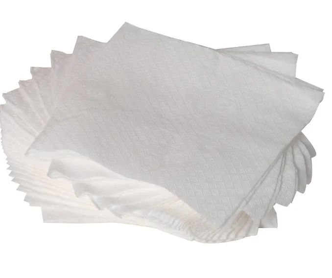 OEM White 2 ply virgin pulp Napkins Tissue Air-laid table Napkin Cocktail paper Tissue