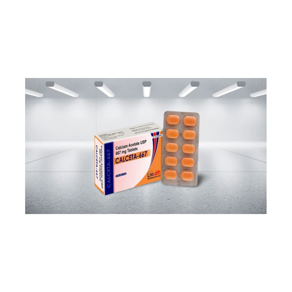 Высокое Качество Травяной ацетат кальция 667 мг таблетки оптом низкая цена растительный экстракт травяной кальцета