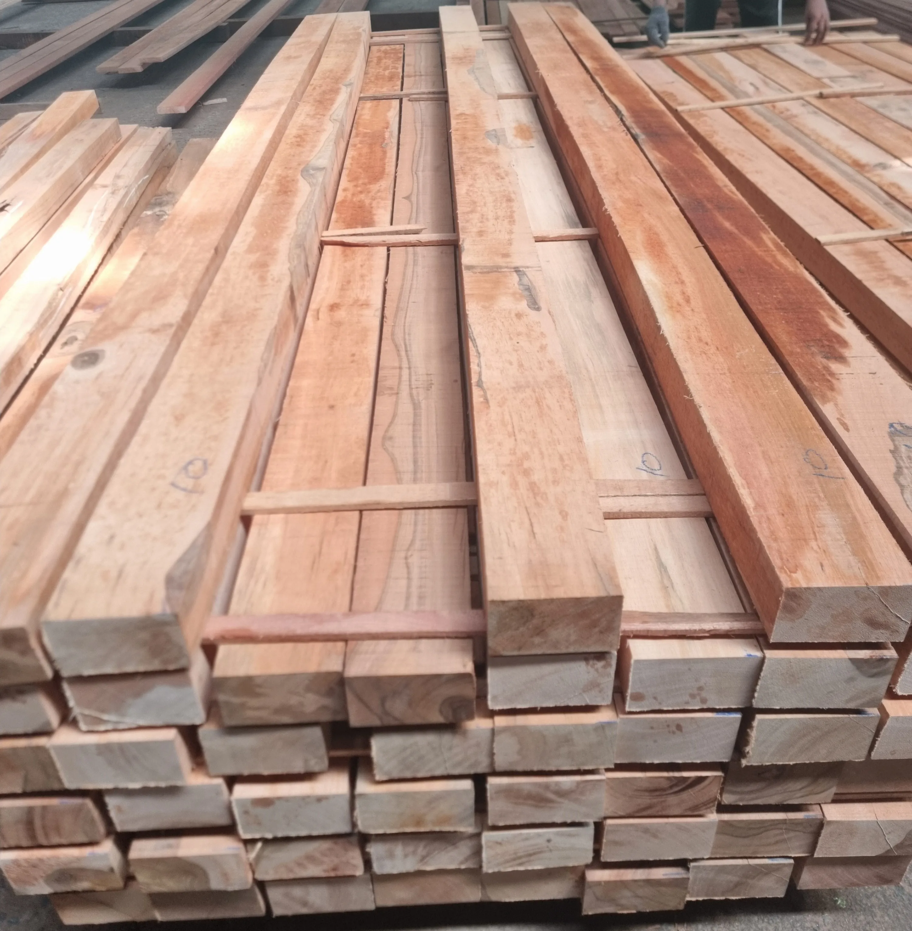 Australian Hardwood Fence Post Timber Sawn Lumber Model Number Pine Wood and Acacia Industrial Design Style for Furniture Use