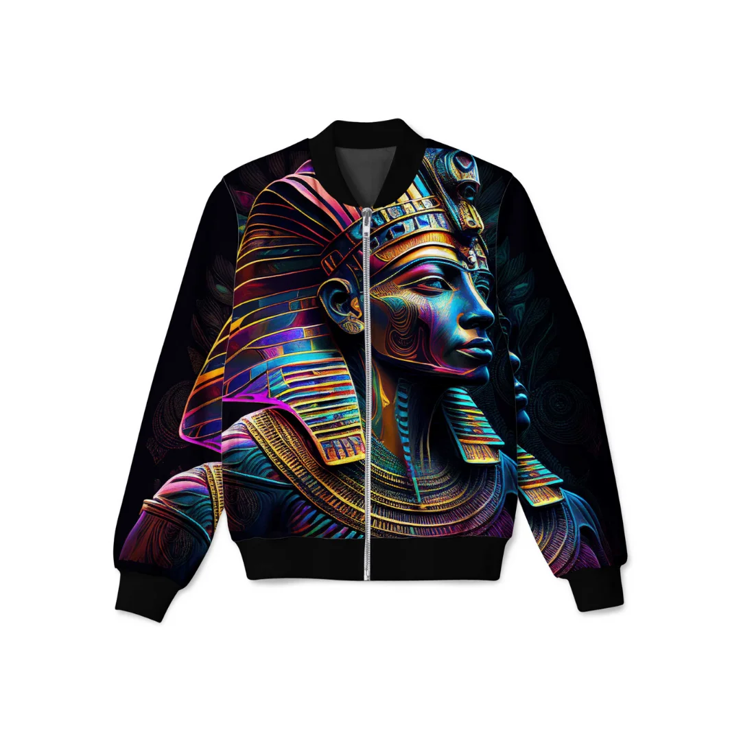 Hot Sale New Fashion Hip Hop Custom Design Full Print Sublimated Jackets Full Sublimation Customized Bomber Jacket