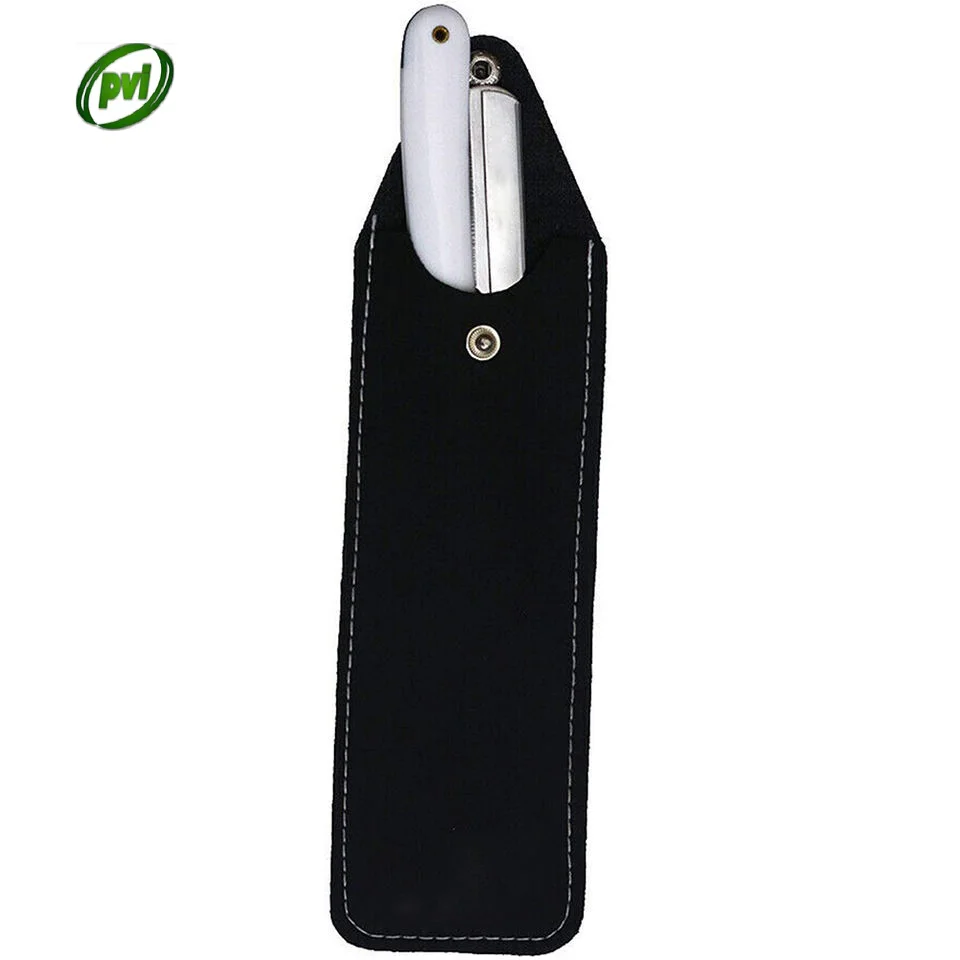 Wholesale Barber Straight Edge Shaving Razor Matte Black Finish Stainless Steel Hair Shaving Razors