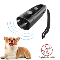 Relaxlines Handheld Deterrent No Bark Antibariking Device Ultrasonic Electronic Pet Dog Repeller for Small Medium Dogs