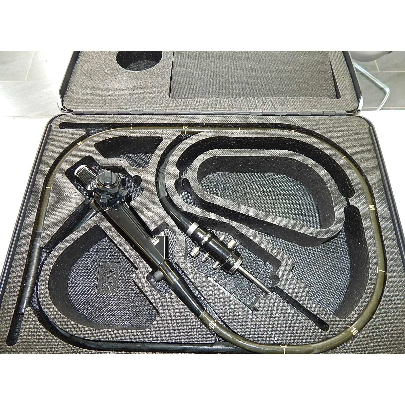 Olympus CF EI colonoscope including carrying case