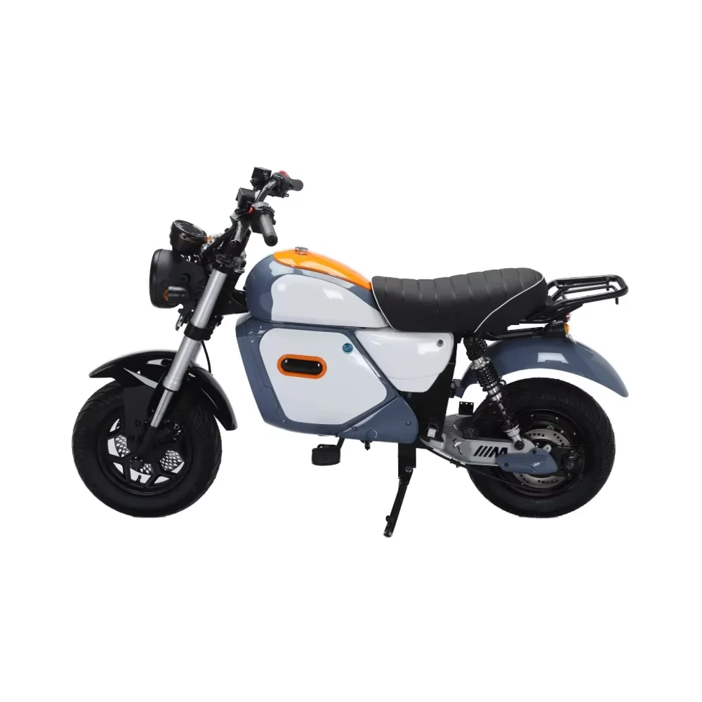 High Quality SKD CKD Factory Customized Adult Electric Motorcycle 50km/h Speed 60km Range 48v Steel Electronic Sensor