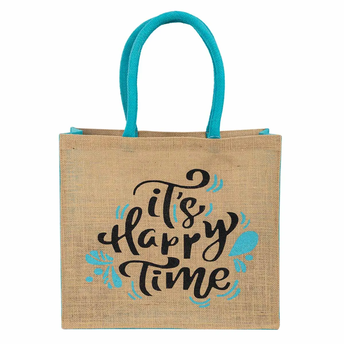 Shopping tote jute bag with nice logo printing high quality product cheap price made in West Bengal In India Kolkata