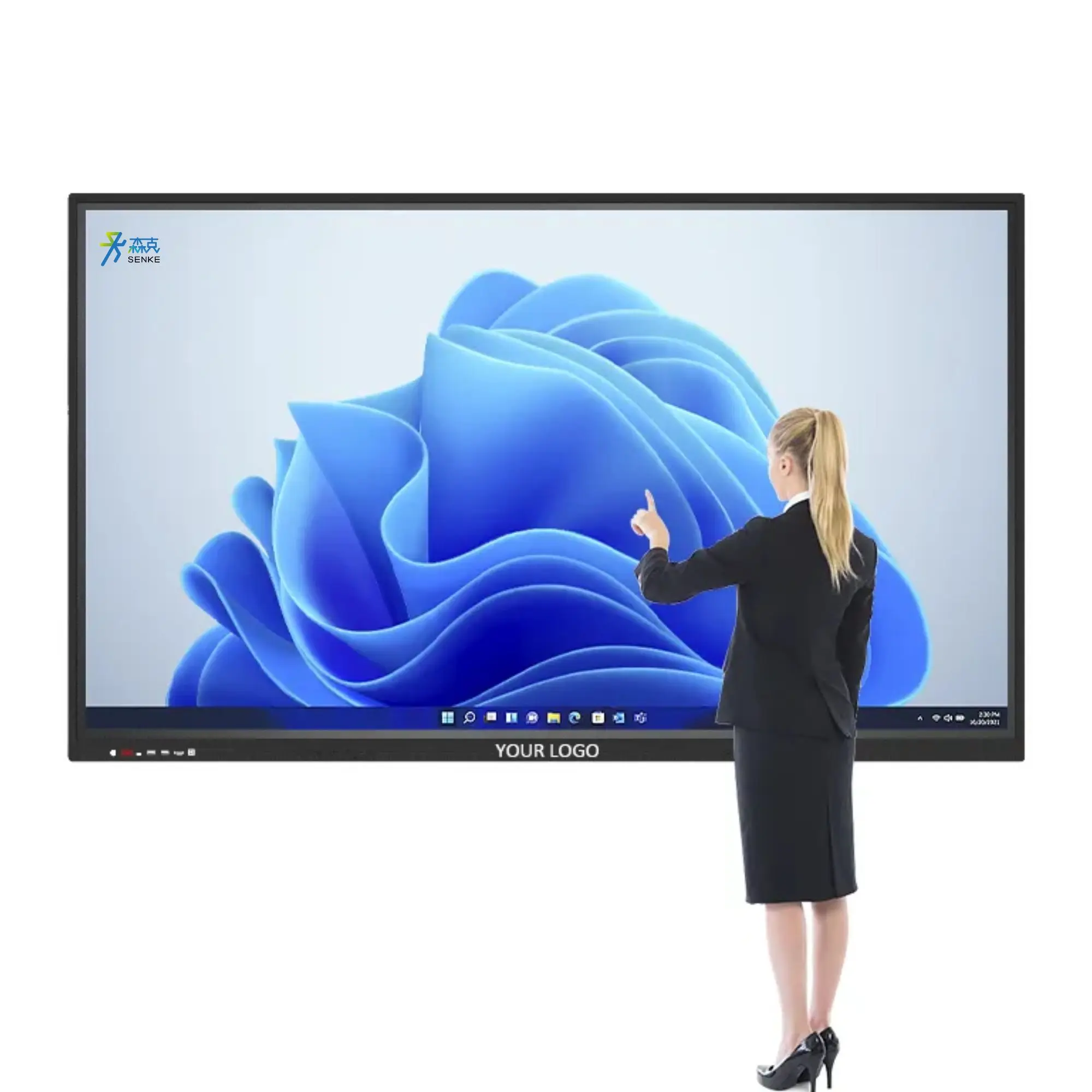 Smart Interactive Whiteboard 75 86 98 110 Inch Android LCD 4K Interactive Panel Touch Screen Smart Whiteboard Board