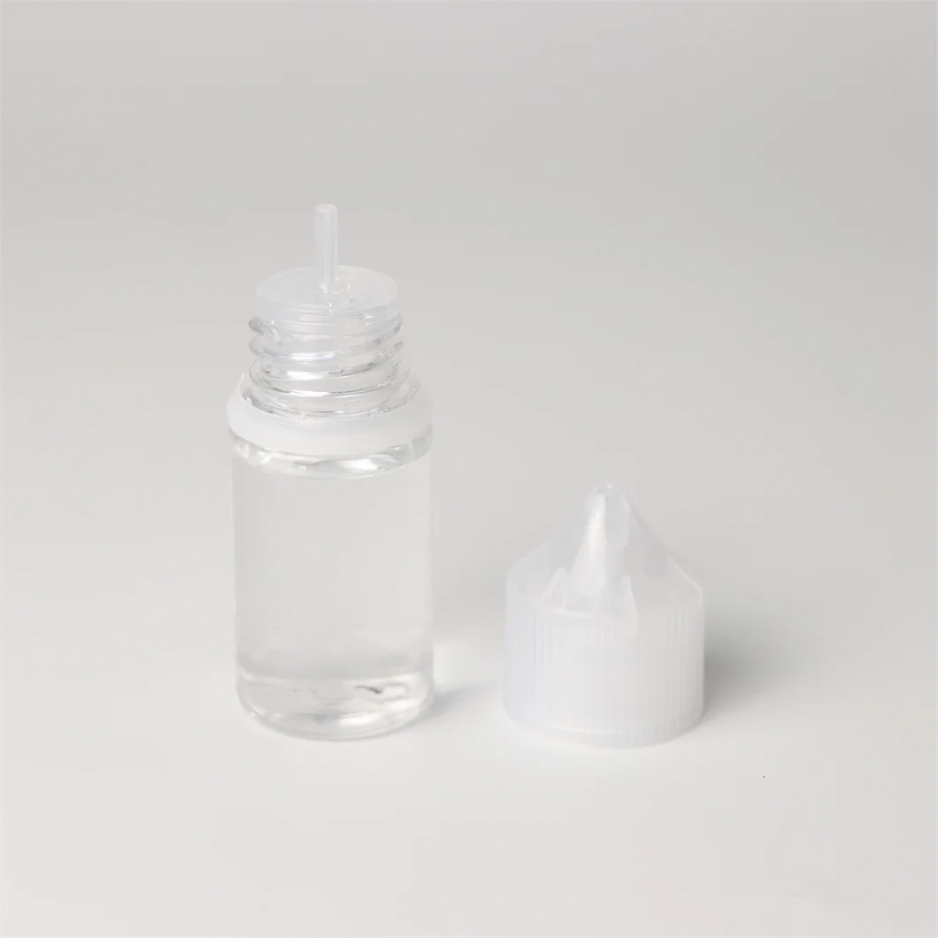 30ml Plastic Pet Transparent Black Liquid Eye Drop Bottle Essential Oil Squeeze Dropper Bottle