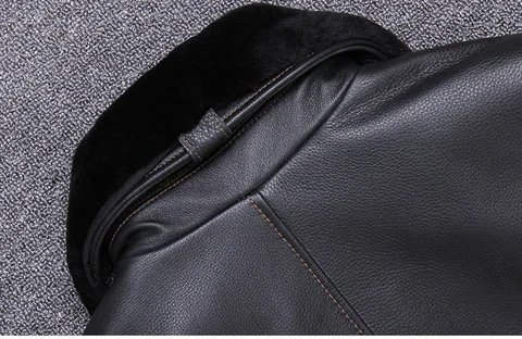 New Leather Jacket For Unisex 2023 Wholesale Genuine Cowhide Fabric Fashion Men Genuine Leather Jackets Made in Pakistan