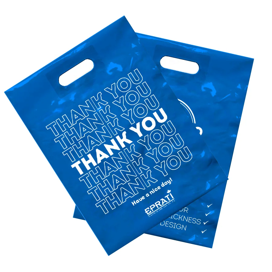 Factory Price Eco-Friendly Disposable Reinforced Die Cut Handle Bags With Handle for Sopping From Turkey