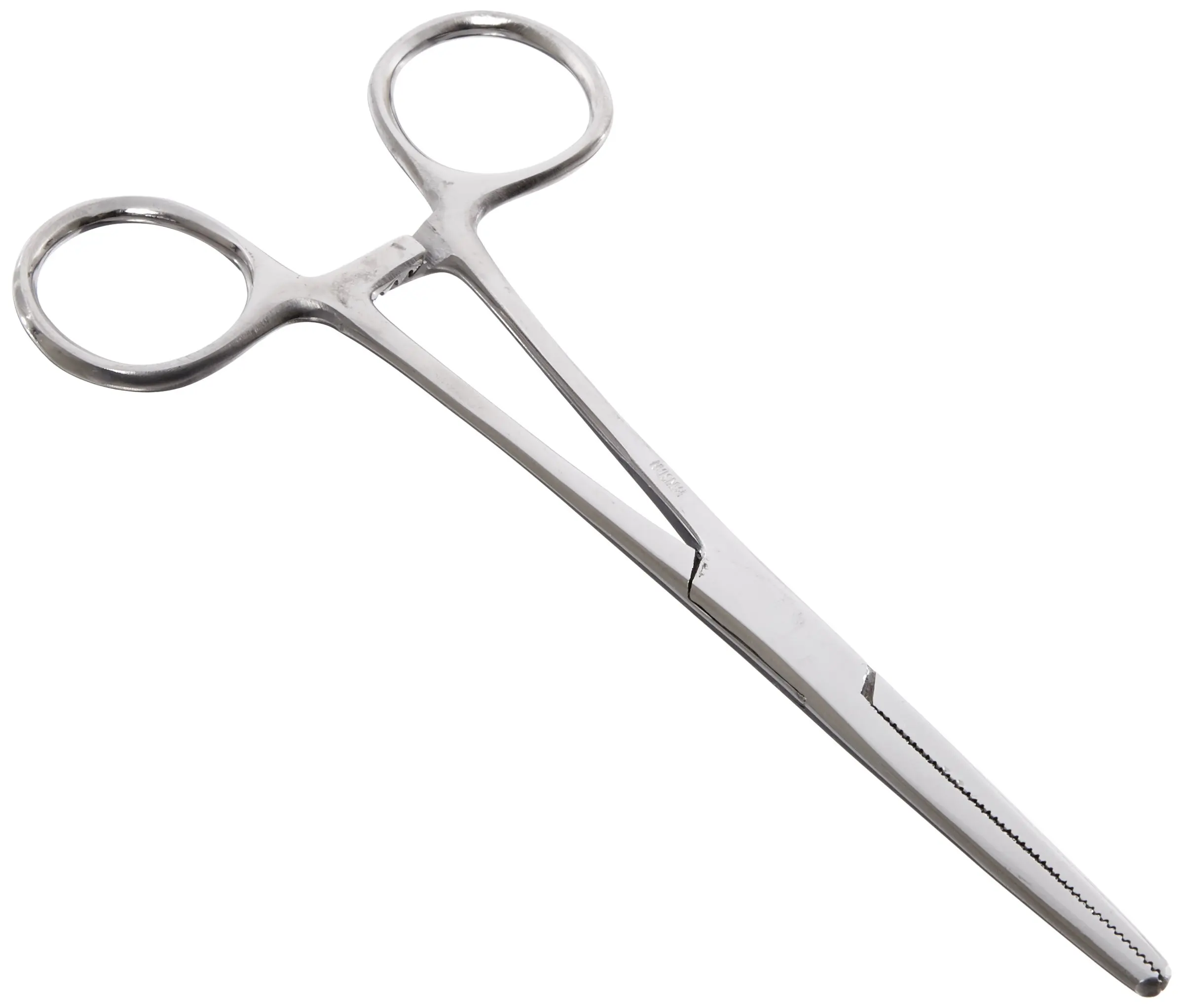 Precision 5-inch Silver Stainless Steel Kelly Hemostat Forceps Locking Tweezers Clamp Straight surgical instrument