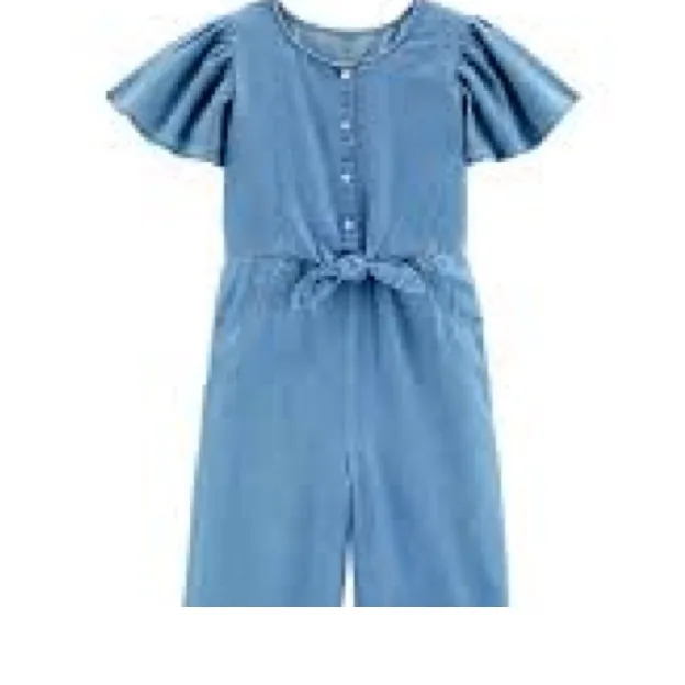 Wholesale kiddy   Girls 1 Piece  denim Body rompers I Love Mama/papa -sleeveless Jumpsuit dress