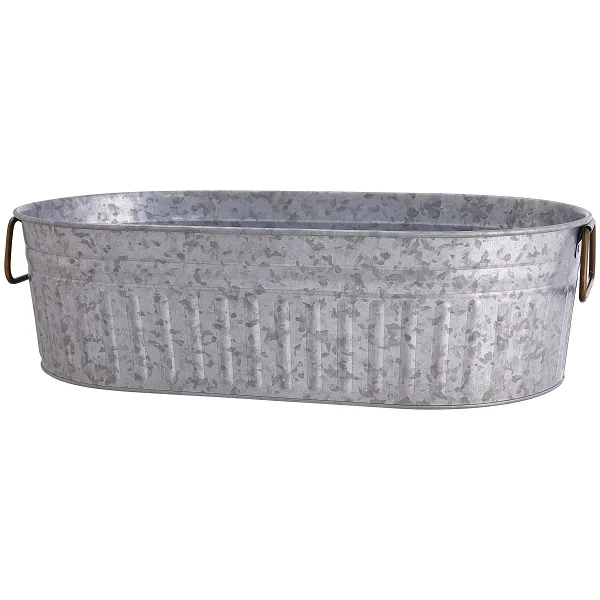 Iron Bathtub Freestanding Bathtub For Home & Hotels Factory Direct High Quality Metal Galvanized Natural Finished Bathtub
