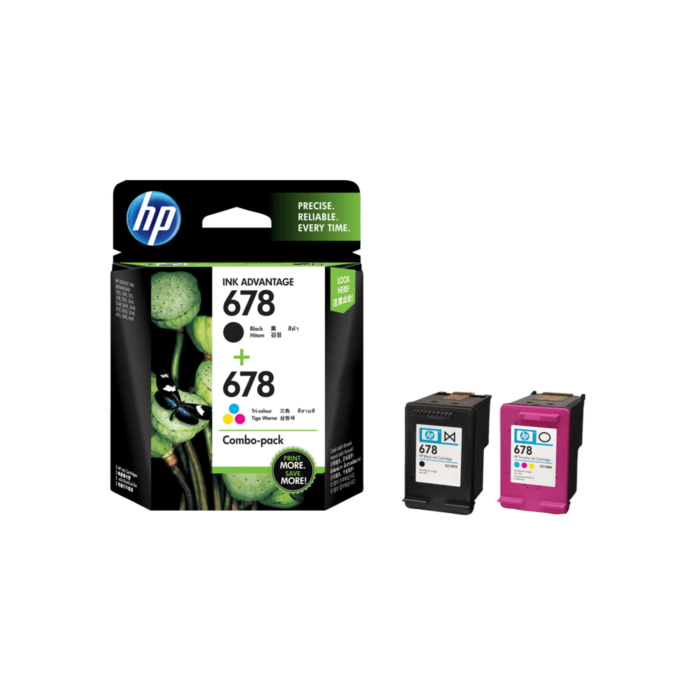 HP 680-оригинальный картридж преимущество чернил-черный