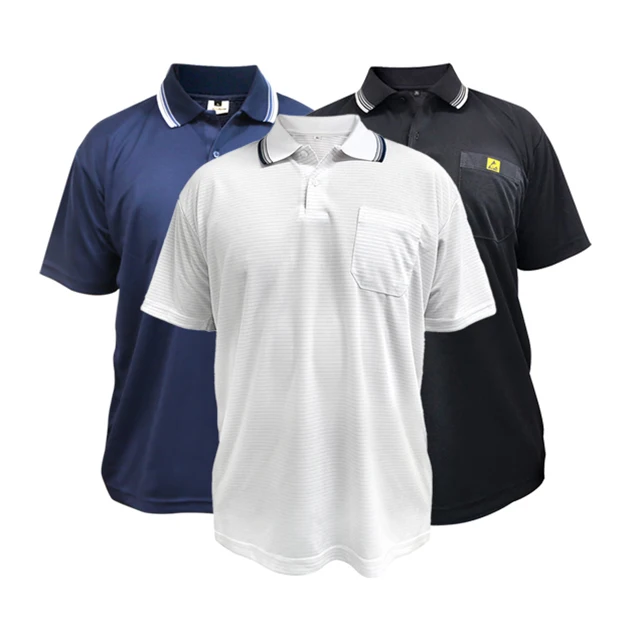 Made in Korea ESD Coolon Shirt Protective ESD Apparel for Work Uniforms good ventilation low lint comfortable extra durability
