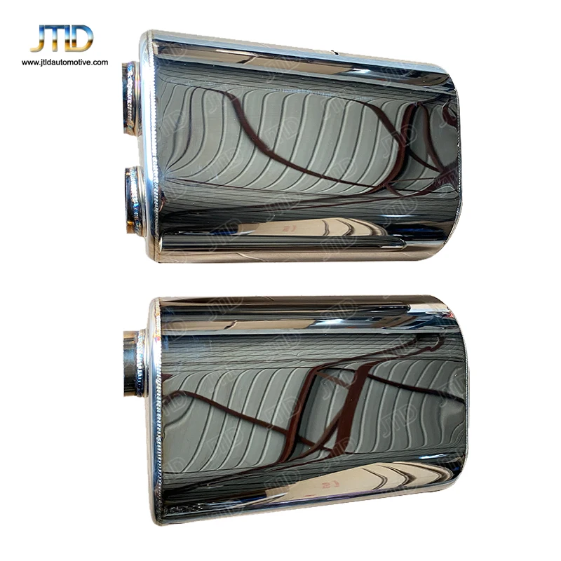 JTLD Universal Stainless Steel Sidewall 270mmx150mm Total length 320mm Exhaust Muffler For car