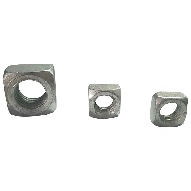 Ruisu Square nut high quality steel ANSI setscrew nut Hot dip galvanizing factory wholesale