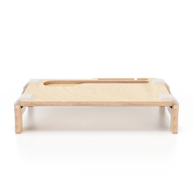 Portable wooden Laptop stand pc case support natural wood adjustable tablet pc notebook laptop stand for desk