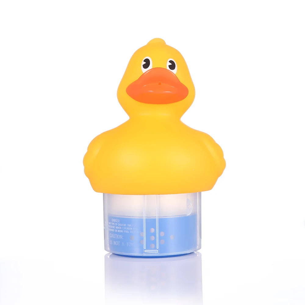 Newest Swimming Pool Cute Duck Floating Chemical Dispenser