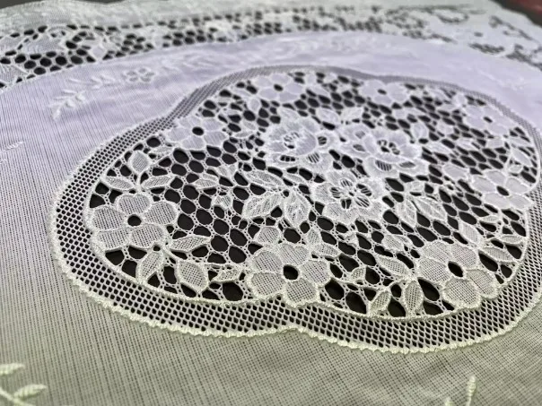 Perfect Embroidery Cotton Luxury Material Premium High Quality Lace Fabric on Sale
