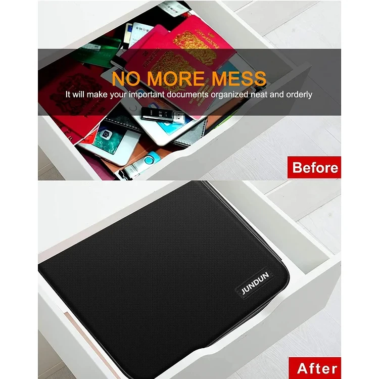 7 карманов органайзер для документов с ручкой переносная сумка хранения важных коробка гармошкой