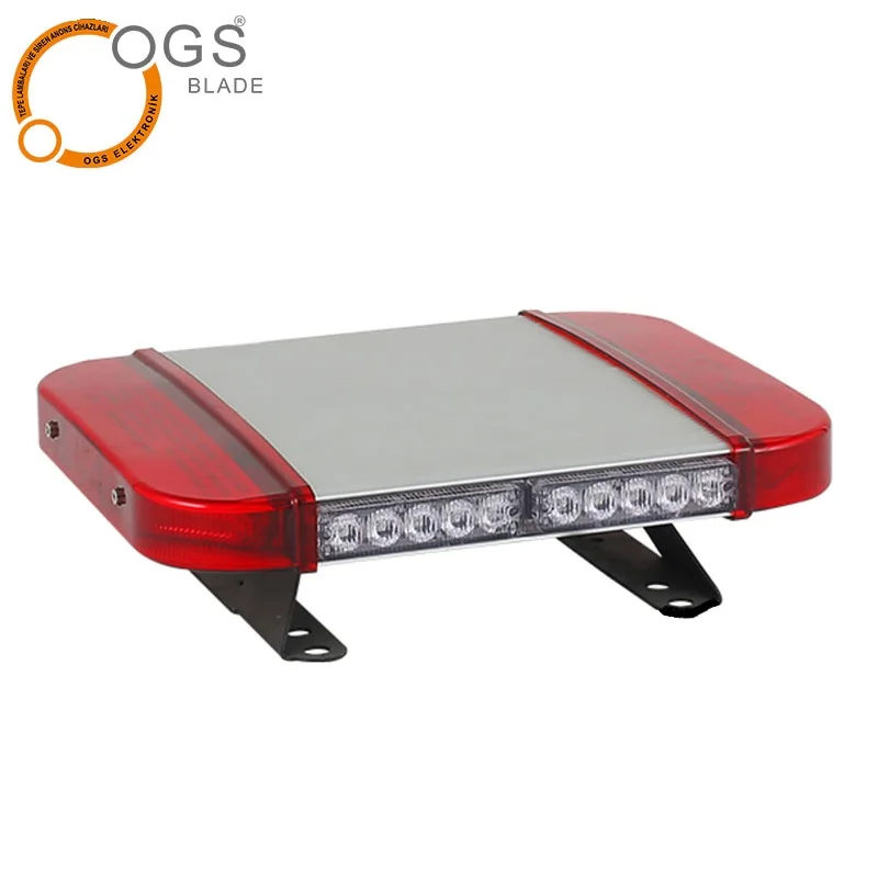 Warning Lightbar System for Emergency Vehicles Ambulance Fire Truck Light Bar  3 W Power Leds Mini Lightbar for Security Defence