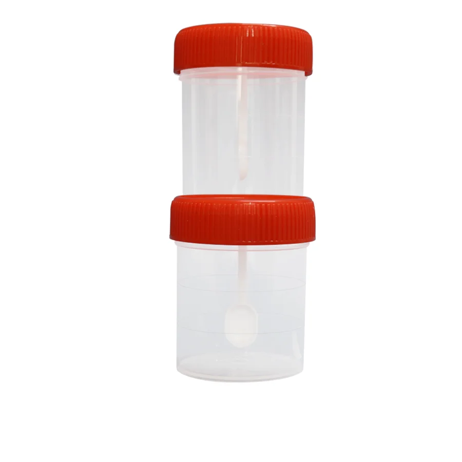 VIETNAM MANUFACTURER  Specimen  container with spoon 50ML for Hospital free tariff - M0262