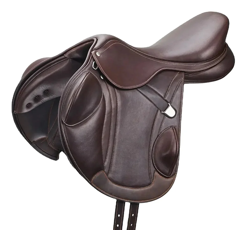 New Arrival 2023 Horse Leather Saddle Wholesale Best Quality Custom Design Logo Leather Polo Saddle English Saddle Top Quality