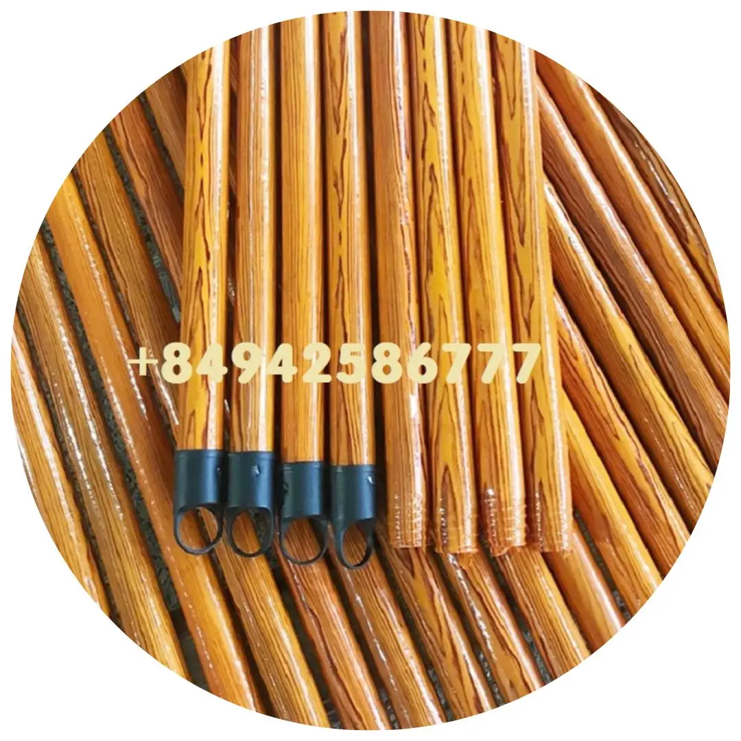 Manufacturer Brooms from Viet nam Cleaning Wooden mop handle broom stick price for sale Size 120cm * 2.2cm