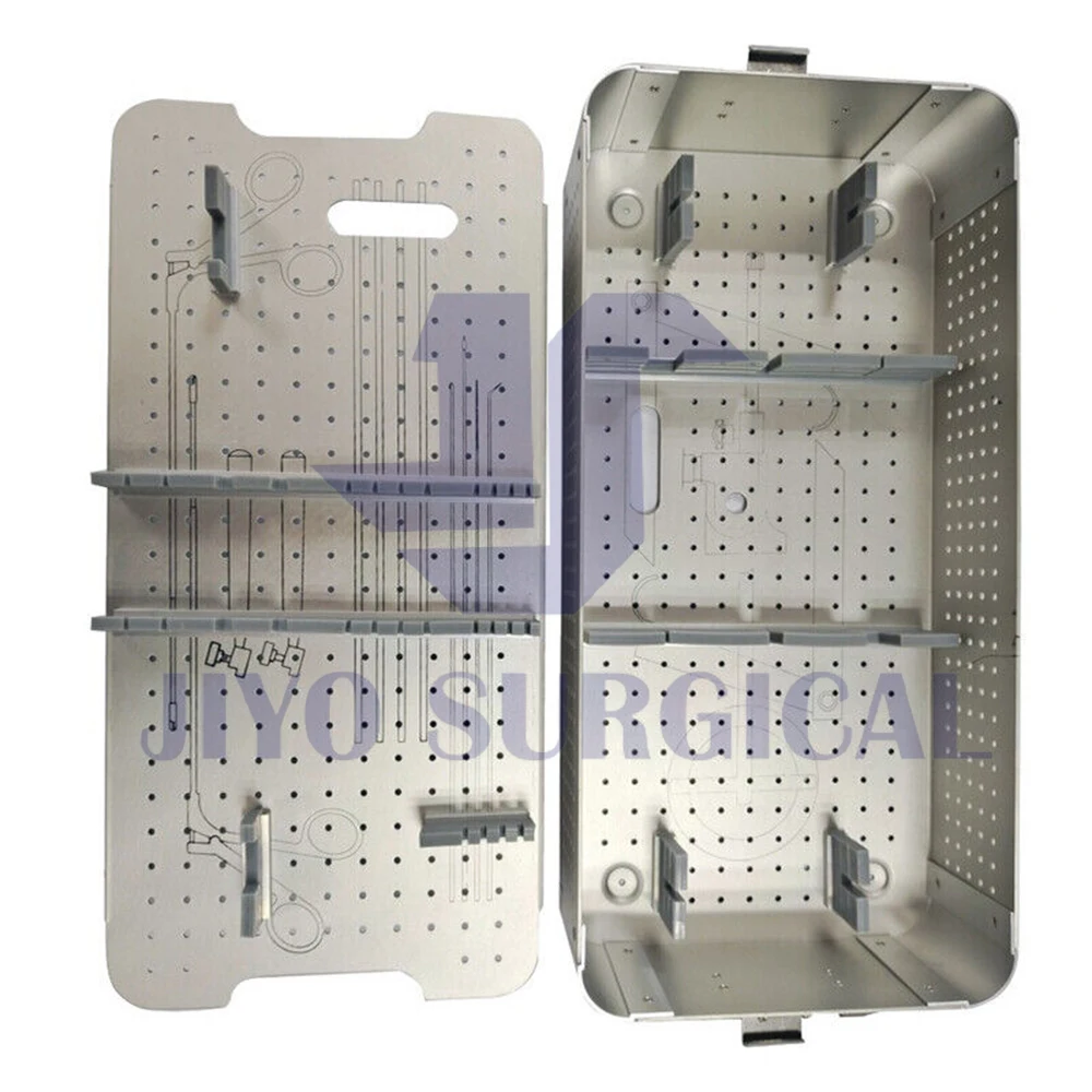 CE ISO Approved Instrument Boxes Empty Aluminum DHS and   Large Sterilization Box Best Quality Surgical Supplies Hot Sales