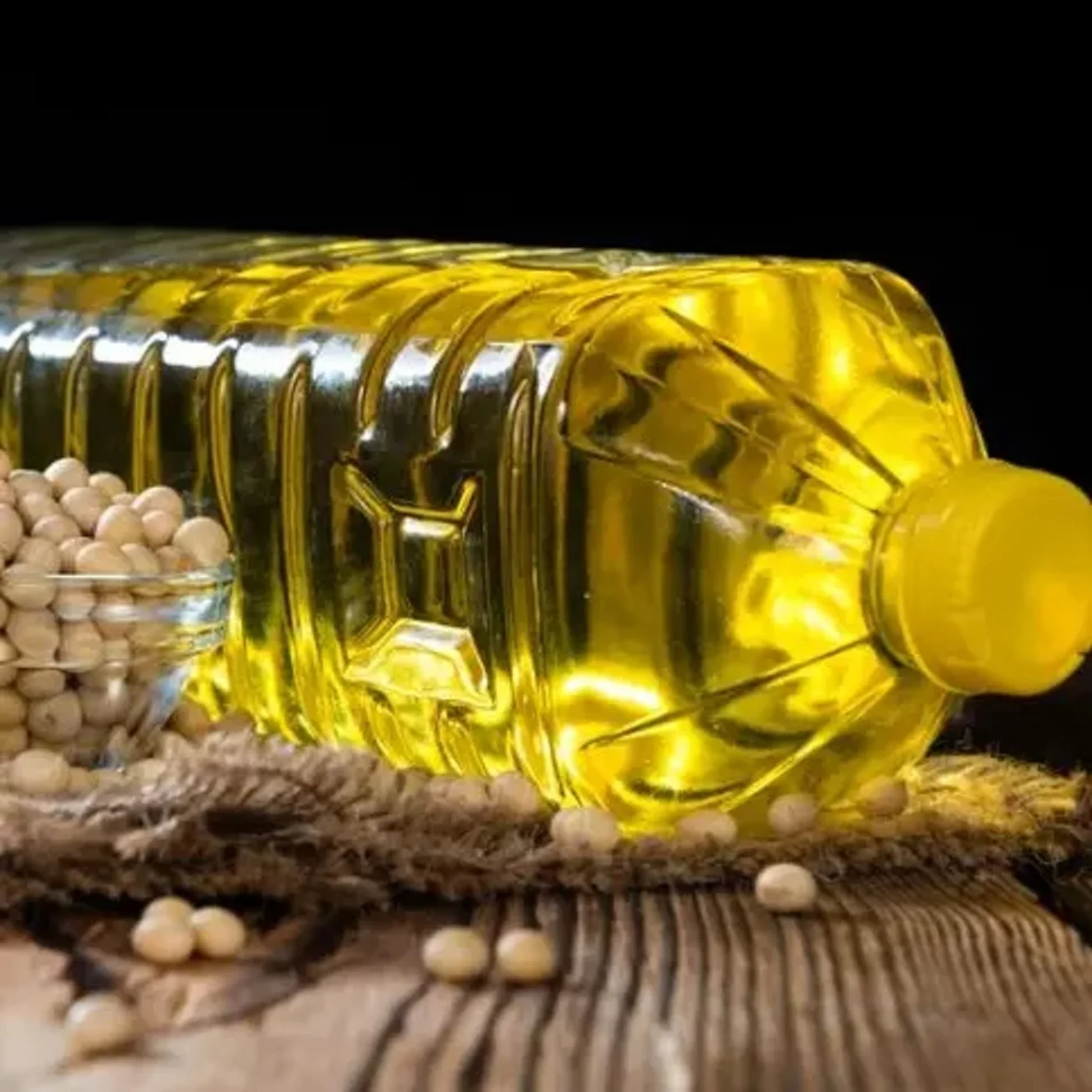 Высокое качество соевого масла 100%