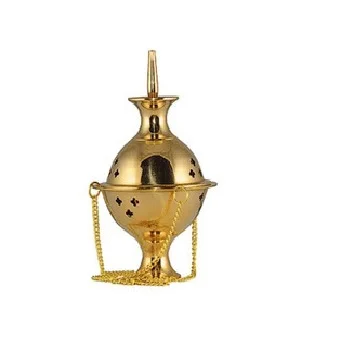 Brass Hanging Censer Charcoal Incense Burner By Bright home decor
