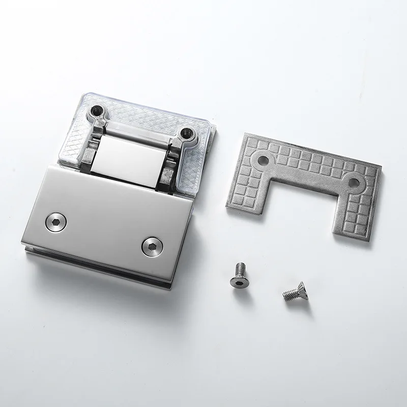Hoone Hot Sales Shower Hinge Zinc Alloy Adjustable Glass Pivot Hinge 90 Degree Glass To Wall Hinges For Glass Door