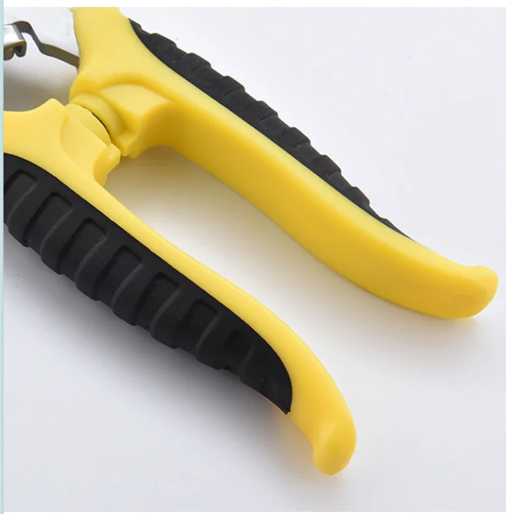 Hot Sales Stainless Steel Electrician Scissors Wire Shears Safety Lock Spring Scissors Garden Pruning Shears