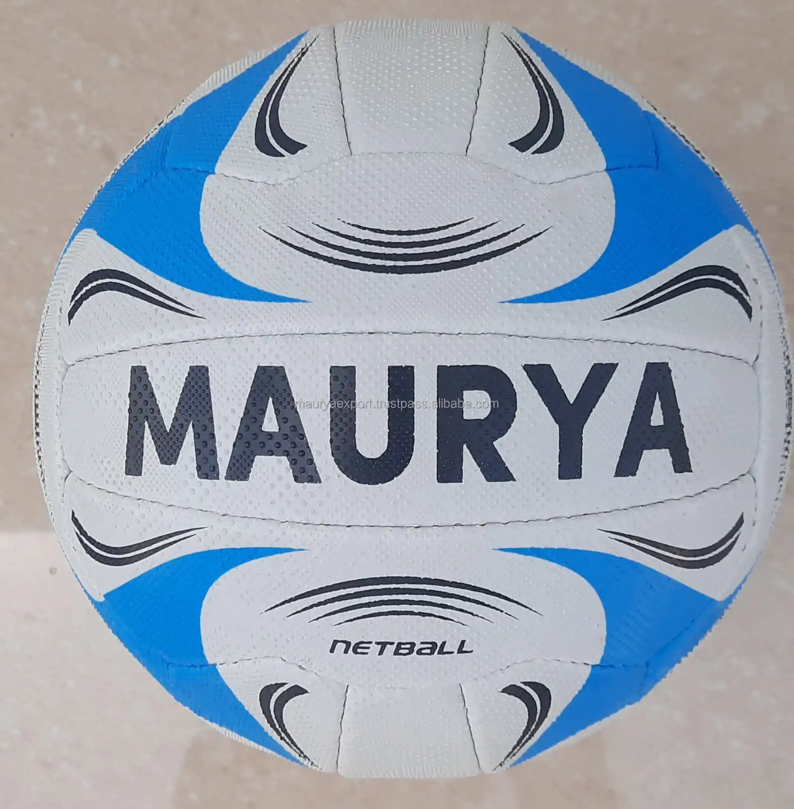 Premium Quality Customized Logo And Design Match custom logo rubber netball ball size 5