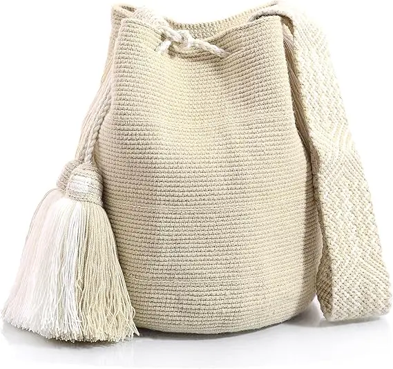 Hot selling custom  bag  Quilted Tote  Utopia classics Hobo in Wayuu Crochet, Large  Lightweight Carryall Bag