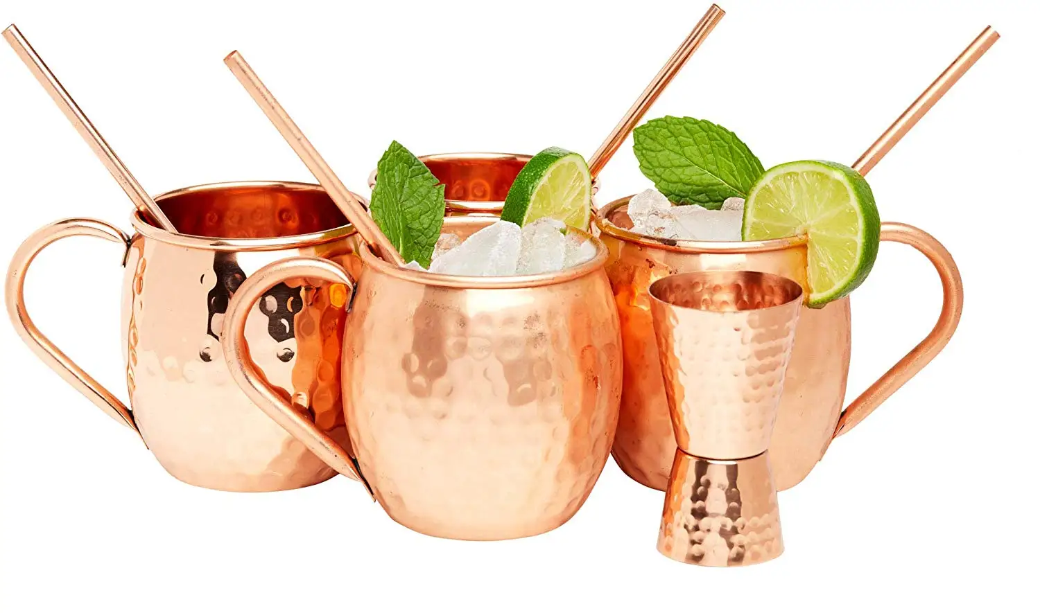 Pure Copper Latest Moscow Mule Mugs Hot Selling Enjoy  Beer  Party Copper Mugs Set Exclusive Embossed Handicraft Product