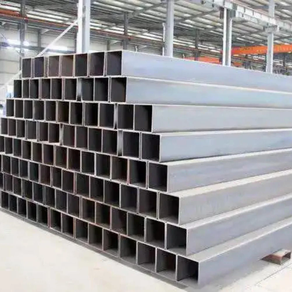Astm Steel 200x200 Galvanized Square and Rectangular Steel Plain Bare Technology Customized Hot Time Rectangular Tube