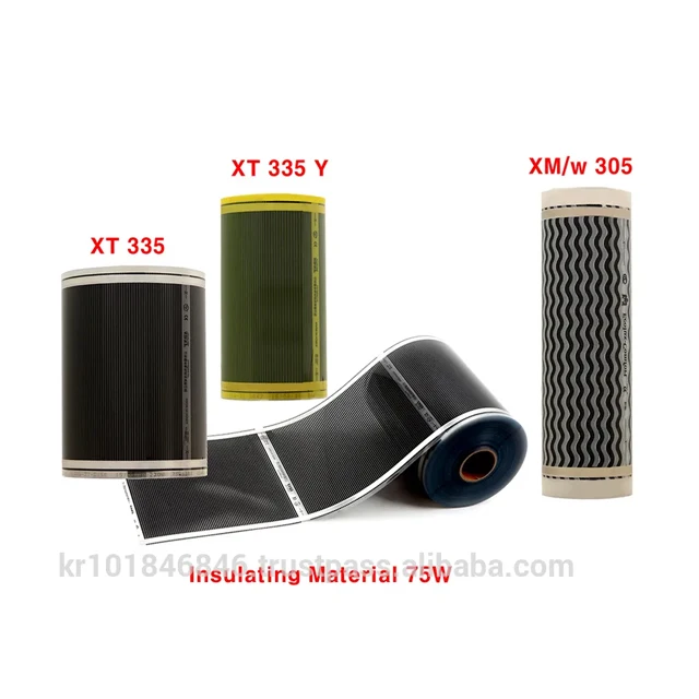 Made In Korea Hot Product Heating Film Infrared Floor Heater Economical Heating Easy to Install Semi-Permanent Heating System