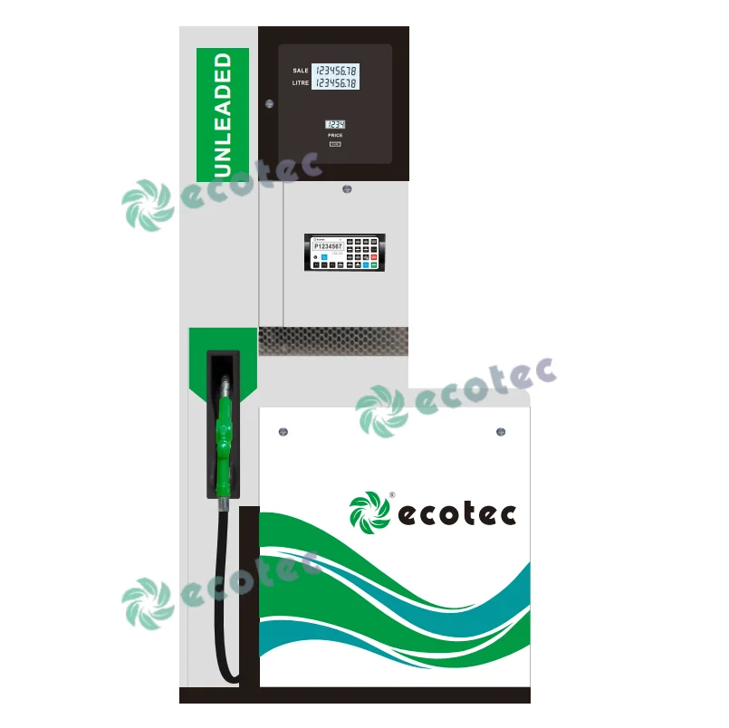 ECOTEC Petrol Station Equipment Vending Machine Fuel Dispenser with 8 Nozzle 2 Display