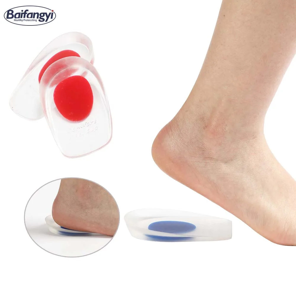 Silicon cushion Talonera heel Cup Adjustable Shoe Insoles For Plantar Fasciitis Soles Inserts Heel Pad High Heel Pads