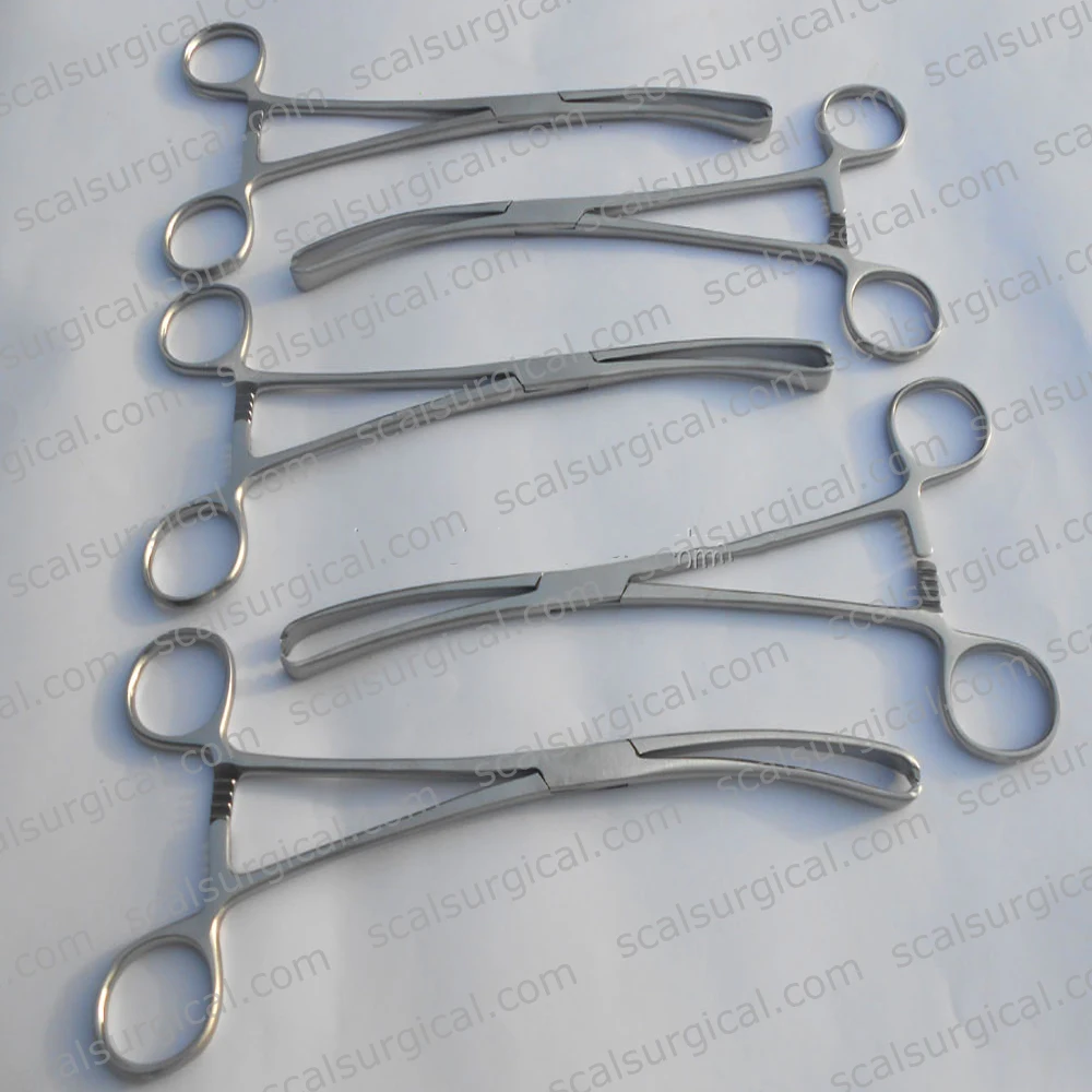 Hot Sale Teale Beacham Skene Czerny Schroeder Vulsellum Duplay Uterine Gynecology Forceps Hook 23, 24, 26, cm 3 x 4 Teeth
