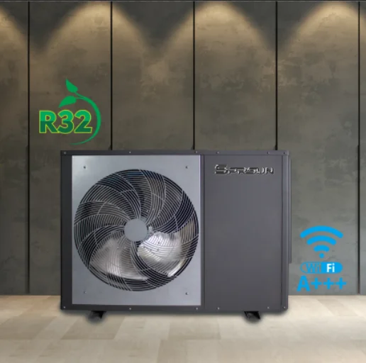 Высококачественный инверторный тепловой насос R32 A +++ Sprsun EVI DC для нагрева охлаждающей горячей воды
